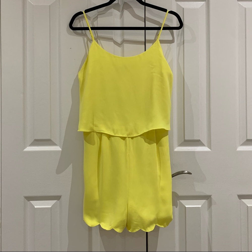 Yellow romper